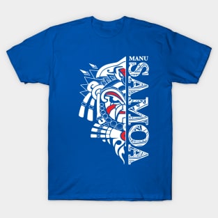 Manu Samoa Rugby Samoan Tattoo Mask T-Shirt